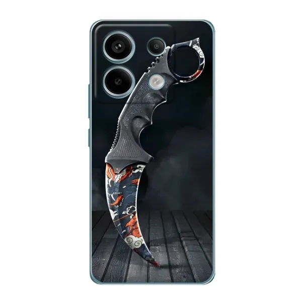 Чехол с рисунком «Кинжал КС ГО» для Xiaomi Redmi Note 13 Pro Чехол с рисунком «Кинжал КС ГО» для Xiaomi Redmi Note 13 Pro
