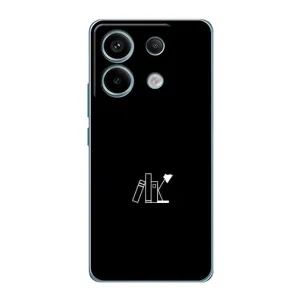 Чохол з картинками на чорному фоні для Xiaomi Redmi Note 13 Pro (4G) (Книжки)