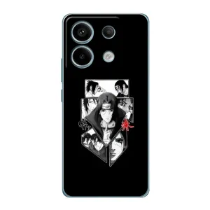 Чохли з принтом Ітачі Учіха на Xiaomi Redmi Note 13 Pro (Коллаж Ітачі)