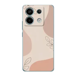 Чохол квітковий дизайн для Xiaomi Redmi Note 13 Pro (Кориневий фон)