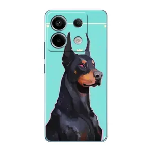 Чехол ДОБЕРМАН для Xiaomi Redmi Note 13 Pro (4G) (Король доберман)