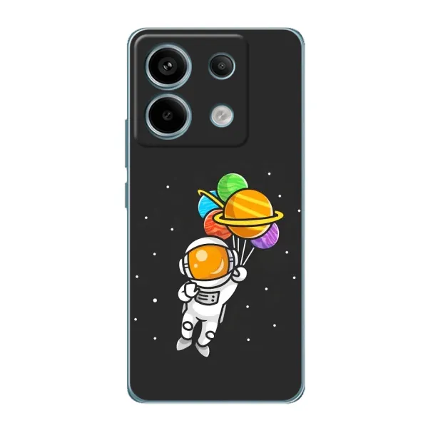 Чехол с рисунком «Космонавт с шариками» для Xiaomi Redmi Note 13 Pro Чехол с рисунком «Космонавт с шариками» для Xiaomi Redmi Note 13 Pro