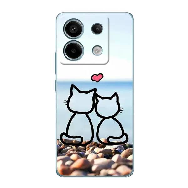 Чехол с рисунком «Котейки» для Xiaomi Redmi Note 13 Pro Чехол с рисунком «Котейки» для Xiaomi Redmi Note 13 Pro