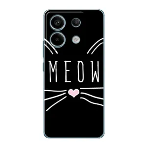 Бампер с изображением Котиков для Редми Нот 13 Про (4G) (КОТИК MEOW)