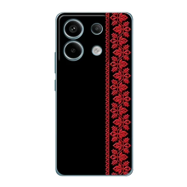 Чехол с рисунком «Красная Вышиванка» для Xiaomi Redmi Note 13 Pro Чехол с рисунком «Красная Вышиванка» для Xiaomi Redmi Note 13 Pro