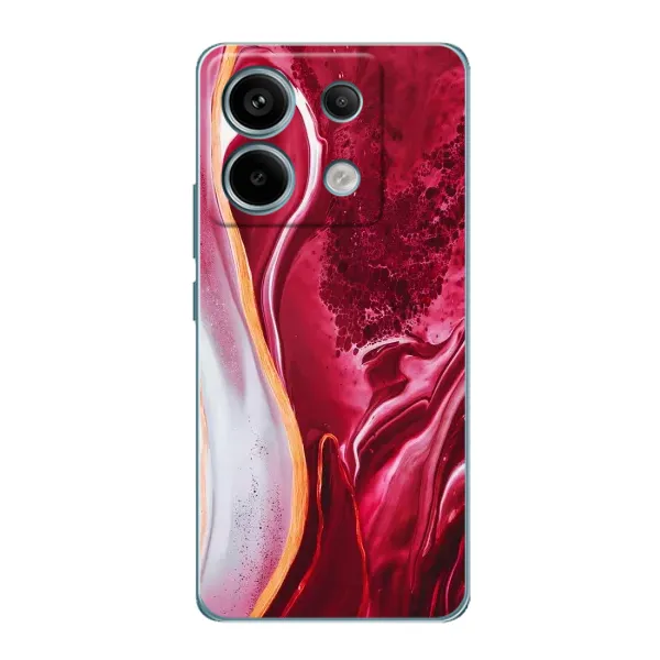 Чехол с рисунком «Красный мрамор» для Xiaomi Redmi Note 13 Pro Чехол с рисунком «Красный мрамор» для Xiaomi Redmi Note 13 Pro