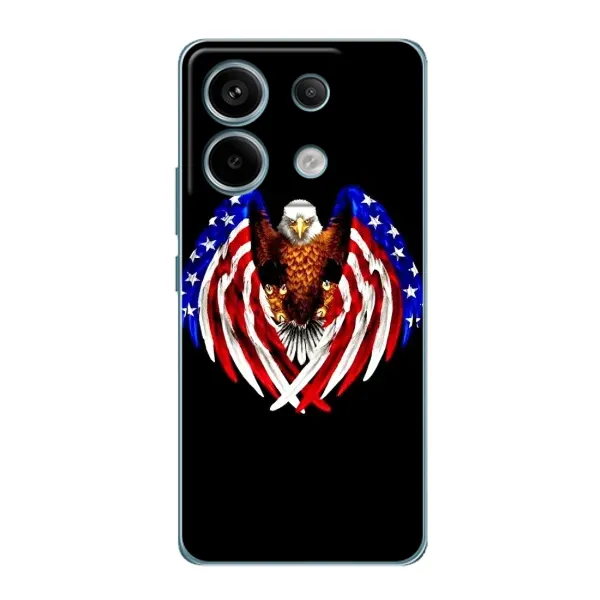Чехол с рисунком «Крылья США» для Xiaomi Redmi Note 13 Pro Чехол с рисунком «Крылья США» для Xiaomi Redmi Note 13 Pro