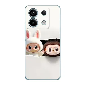 Чохол з принтом Лабубу для Xiaomi Redmi Note 13 Pro (Фігурки Labubu)