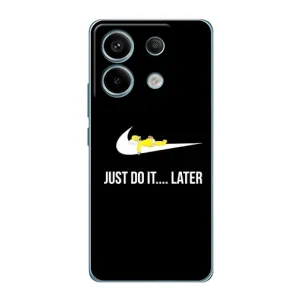 Силиконовый Чехол на Xiaomi Redmi Note 13 Pro с картинкой Nike (Later)
