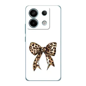 Чохол банти для Xiaomi Redmi Note 13 Pro (Леопардовий бант)