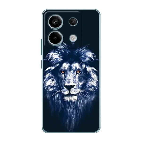 Чехол с рисунком «Лев - синий» для Xiaomi Redmi Note 13 Pro Чехол с рисунком «Лев - синий» для Xiaomi Redmi Note 13 Pro