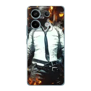 Чохол з картинкою "Герой Pubg" на Xiaomi Redmi Note 13 Pro (Man Пубг)