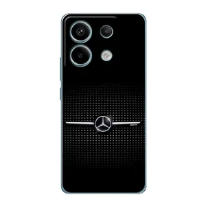 Силиконовый бампер с картинкой машины на Xiaomi Redmi Note 13 Pro (4G) (Mercedes)