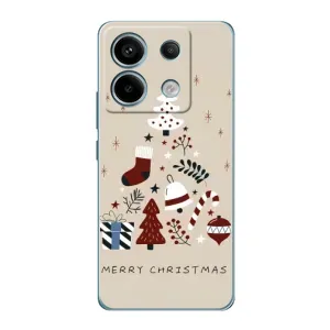 Чехол Санта Клаус для Xiaomi Redmi Note 13 Pro (4G) (Merry Christmas)
