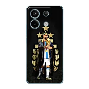 Чехлы Лео Месси Аргентина для Xiaomi Redmi Note 13 Pro (Месси король)