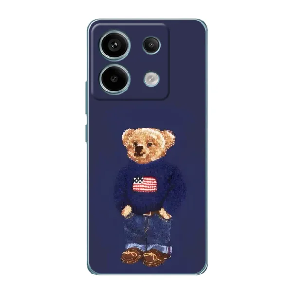 Чехол с рисунком «Мишка USA» для Xiaomi Redmi Note 13 Pro Чехол с рисунком «Мишка USA» для Xiaomi Redmi Note 13 Pro