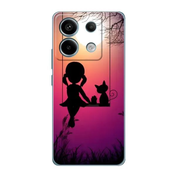 Чохол з малюнком «На гойдалці» для Xiaomi Redmi Note 13 Pro Чохол з малюнком «На гойдалці» для Xiaomi Redmi Note 13 Pro