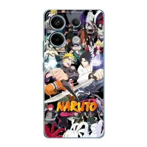 Купить Чехлы на телефон с принтом Anime для Xiaomi Redmi Note 13 Pro (4G) (Наруто постер)