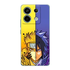 Купить Чехлы на телефон с принтом Anime для Xiaomi Redmi Note 13 Pro (4G) (Naruto Vs Sasuke)
