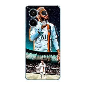 Силиконовый Чехол Xiaomi Redmi Note 13 Pro (4G) (Неймар ПСЖ)
