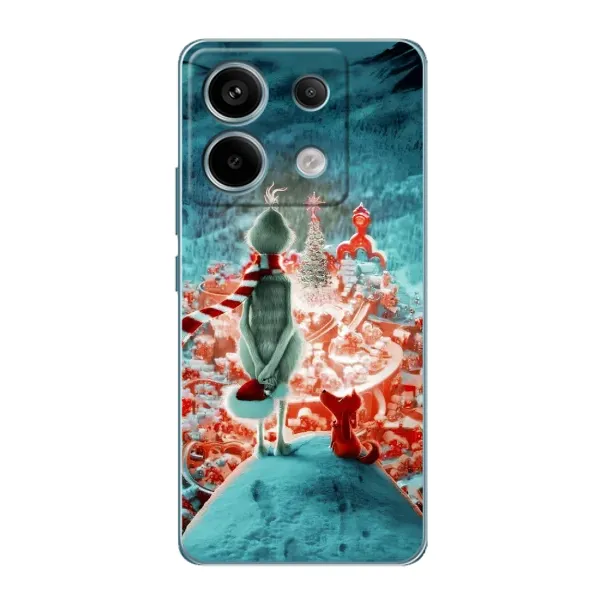 Чехол с рисунком «Новогодний Гринч» для Xiaomi Redmi Note 13 Pro Чехол с рисунком «Новогодний Гринч» для Xiaomi Redmi Note 13 Pro