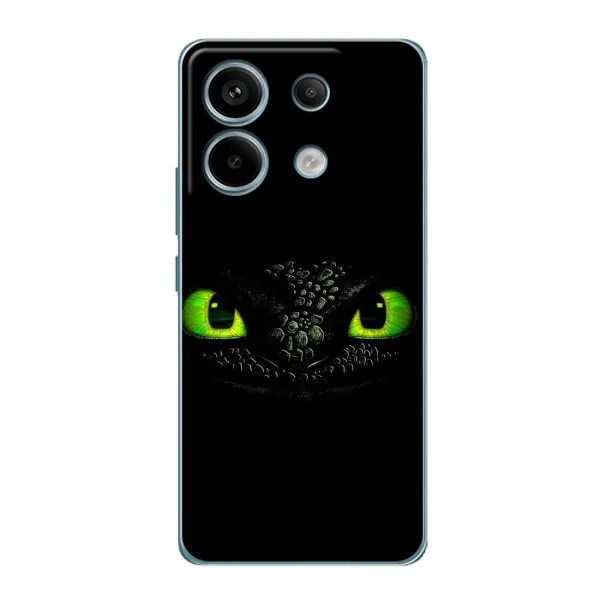 Чохол з малюнком «Очі Беззубика» для Xiaomi Redmi Note 13 Pro Чохол з малюнком «Очі Беззубика» для Xiaomi Redmi Note 13 Pro