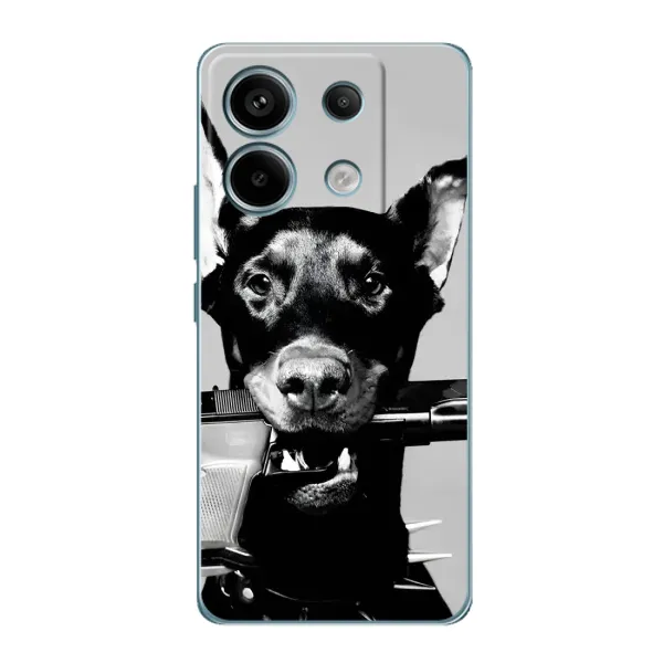 Чехол с рисунком «Опасный доберман» для Xiaomi Redmi Note 13 Pro Чехол с рисунком «Опасный доберман» для Xiaomi Redmi Note 13 Pro