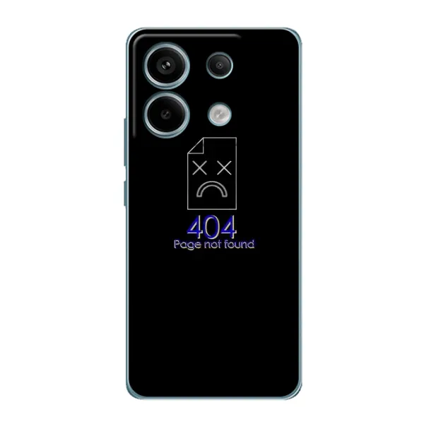 Чехол с рисунком «Ошибка 404» для Xiaomi Redmi Note 13 Pro Чехол с рисунком «Ошибка 404» для Xiaomi Redmi Note 13 Pro