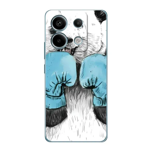 Чехол с рисунком «Панда боксер» для Xiaomi Redmi Note 13 Pro Чехол с рисунком «Панда боксер» для Xiaomi Redmi Note 13 Pro
