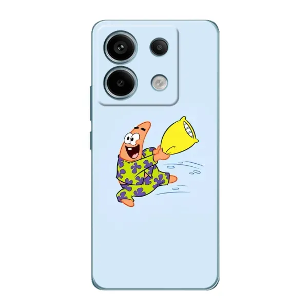 Чехол с рисунком «Патрик с подушкой» для Xiaomi Redmi Note 13 Pro Чехол с рисунком «Патрик с подушкой» для Xiaomi Redmi Note 13 Pro