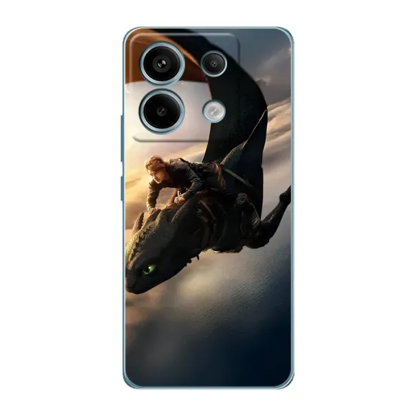Чохол з малюнком «Політ Беззубика» для Xiaomi Redmi Note 13 Pro Чохол з малюнком «Політ Беззубика» для Xiaomi Redmi Note 13 Pro