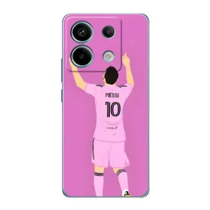 Чехлы Лео Месси в Майами на Xiaomi Redmi Note 13 Pro (4G) (Празднование Месси)