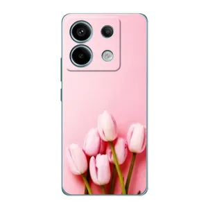 Чохли з картинкою (Тюльпани) на Редмі Нот 13 Про (4G) (Рожеві тюльпани)