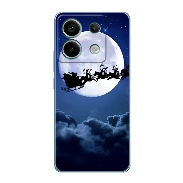 Чехол с рисунком «Санта - луна» для Xiaomi Redmi Note 13 Pro Чехол с рисунком «Санта - луна» для Xiaomi Redmi Note 13 Pro