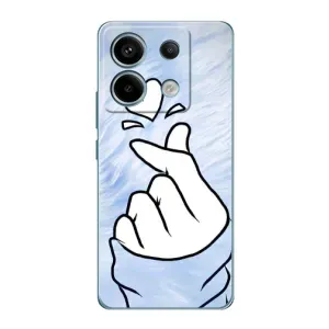 Чехлы (Знак сердечка) на Xiaomi Redmi Note 13 Pro (4G) (Сердечка знак)