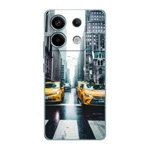 Силиконовый бампер (Работники) на Xiaomi Redmi Note 13 Pro (4G) (Такси)