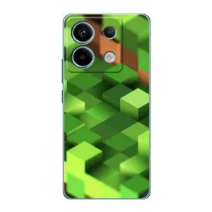 Чохли для Xiaomi Redmi Note 13 Pro (4G) (Персонажі МайнКрафт) (Текстура)