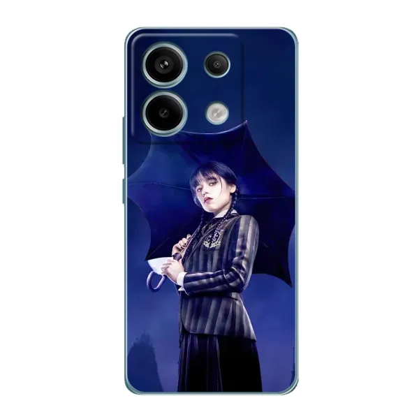 Чехол с рисунком «Уэнсдей с зонтом» для Xiaomi Redmi Note 13 Pro Чехол с рисунком «Уэнсдей с зонтом» для Xiaomi Redmi Note 13 Pro