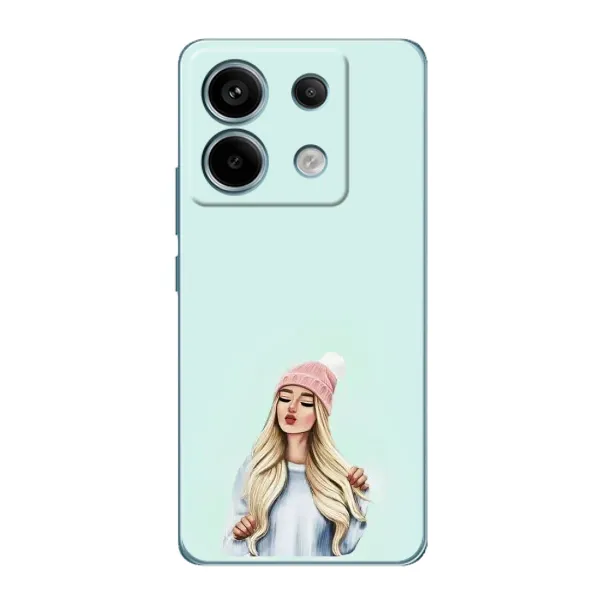 Чехол с рисунком «В шапке» для Xiaomi Redmi Note 13 Pro