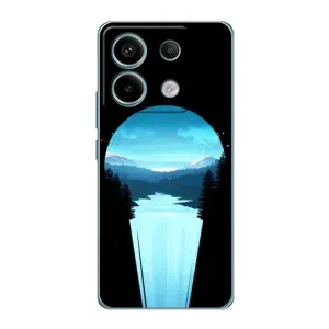 Літній Чохол на Xiaomi Redmi Note 13 Pro (4G) (Синій Водоспад)