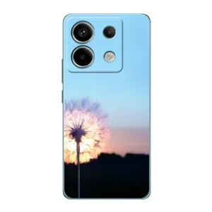 Силіконовий Чохол з кульбабками на Xiaomi Redmi Note 13 Pro (Захід з кульбабкою)