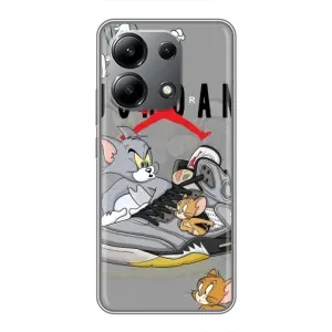 Силиконовый Чехол Nike Air Jordan на Редми Нот 13 (4G) (Air Jordan)