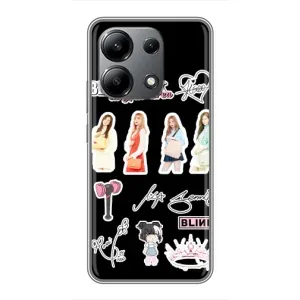 Чохли з картинкою для Xiaomi Redmi Note 13 (4G) (Арт блекпінг)