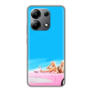 Силиконовый Чехол Барби Фильм на Xiaomi Redmi Note 13 (4G) (Барби и Кен)