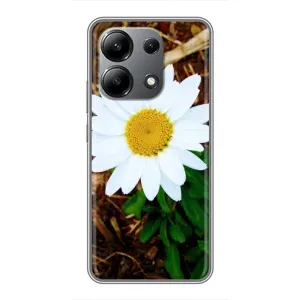 Чохол з ромашками на Xiaomi Redmi Note 13 (4G) (Біла ромашка)