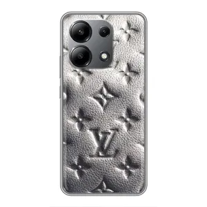 Текстурный Чехол Louis Vuitton для Редми Нот 13 (4G) (Бежевый ЛВ)