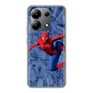 Силиконовый Чехол для Xiaomi Redmi Note 13 (4G) (Человек Паук)