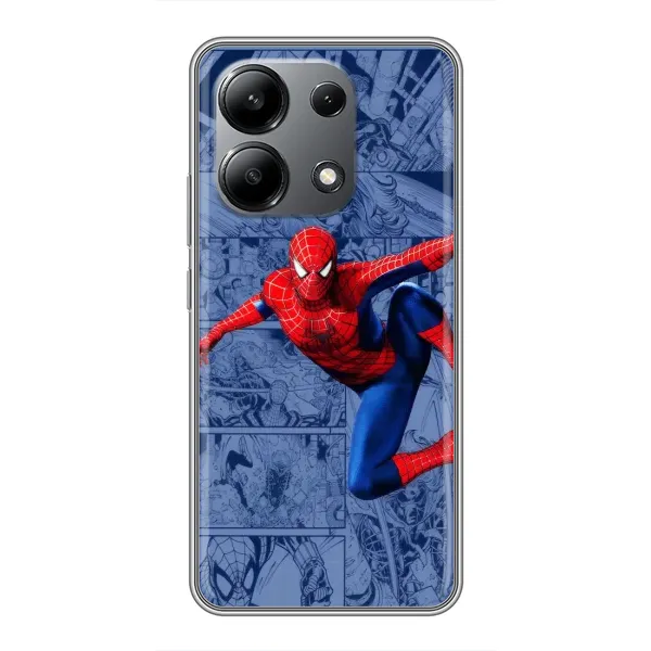 Чехол с рисунком «Человек Паук» для Xiaomi Redmi Note 13 (4G)