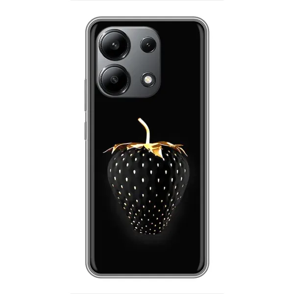 Чехол с рисунком «Чёрная клубника» для Xiaomi Redmi Note 13 (4G) Чехол с рисунком «Чёрная клубника» для Xiaomi Redmi Note 13 (4G)