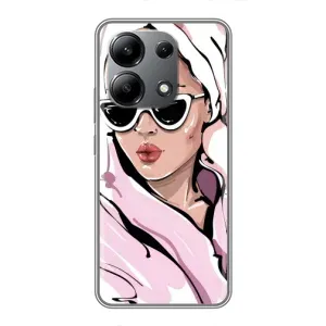 Чохол з картинкою Модні Дівчата Xiaomi Redmi Note 13 (4G) (Дівчина в халаті)